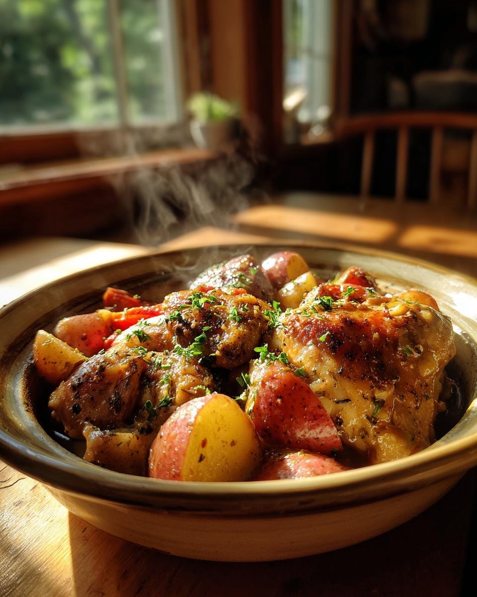 chicken and red potatoes crockpot