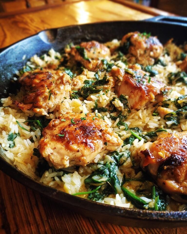 chicken spinach and rice recipes