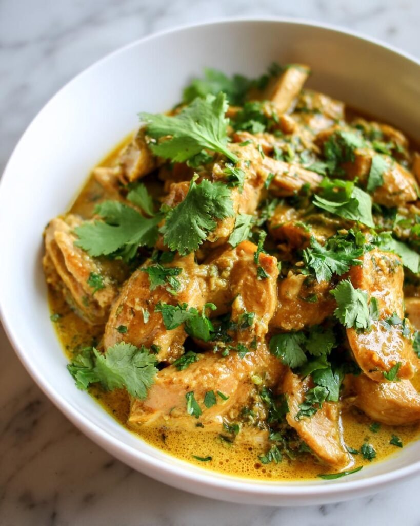 keto coconut curry chicken