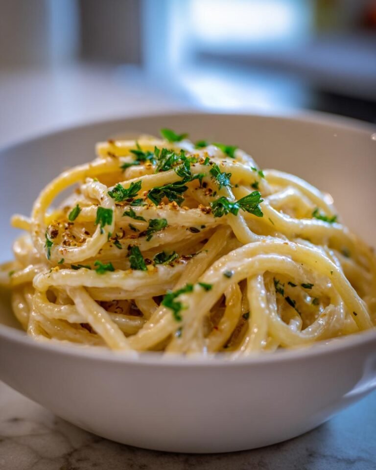 Bucatini pasta with creamy sauces (Italian trend)