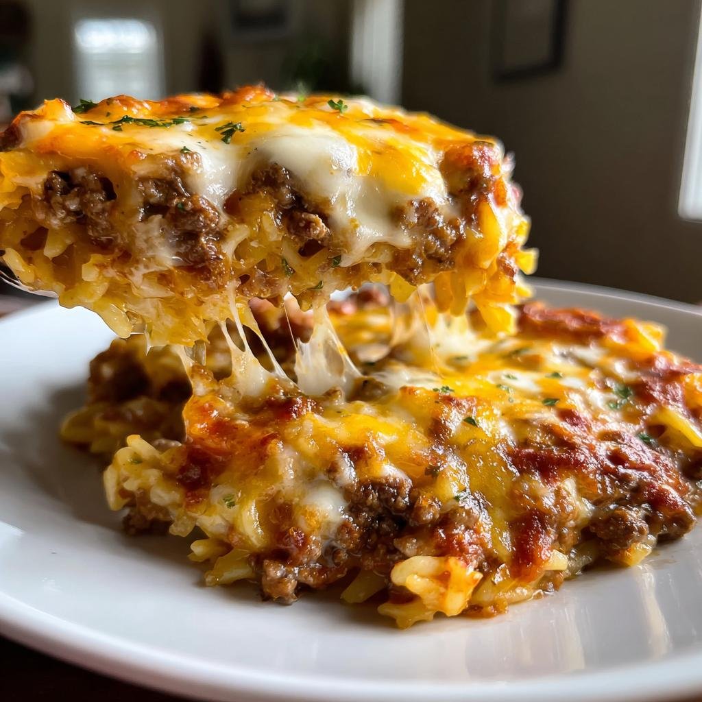 Cheeseburger casserole (easy comfort food)