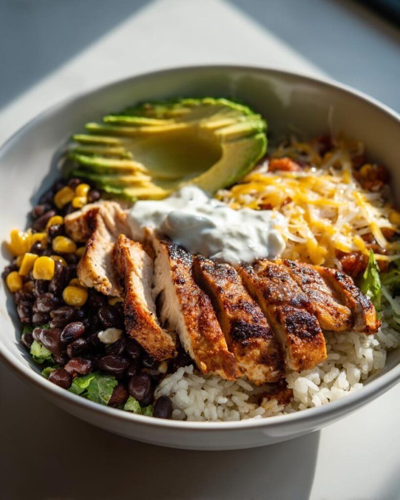 Chicken burrito bowl