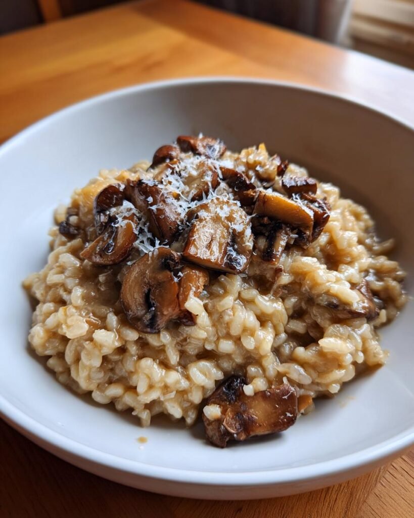 Cremiges Pilzrisotto