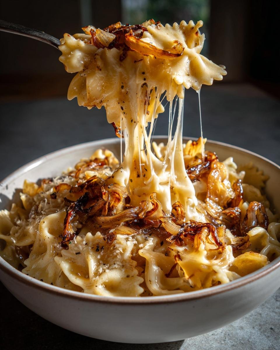 French onion pasta (viral twist on classic)