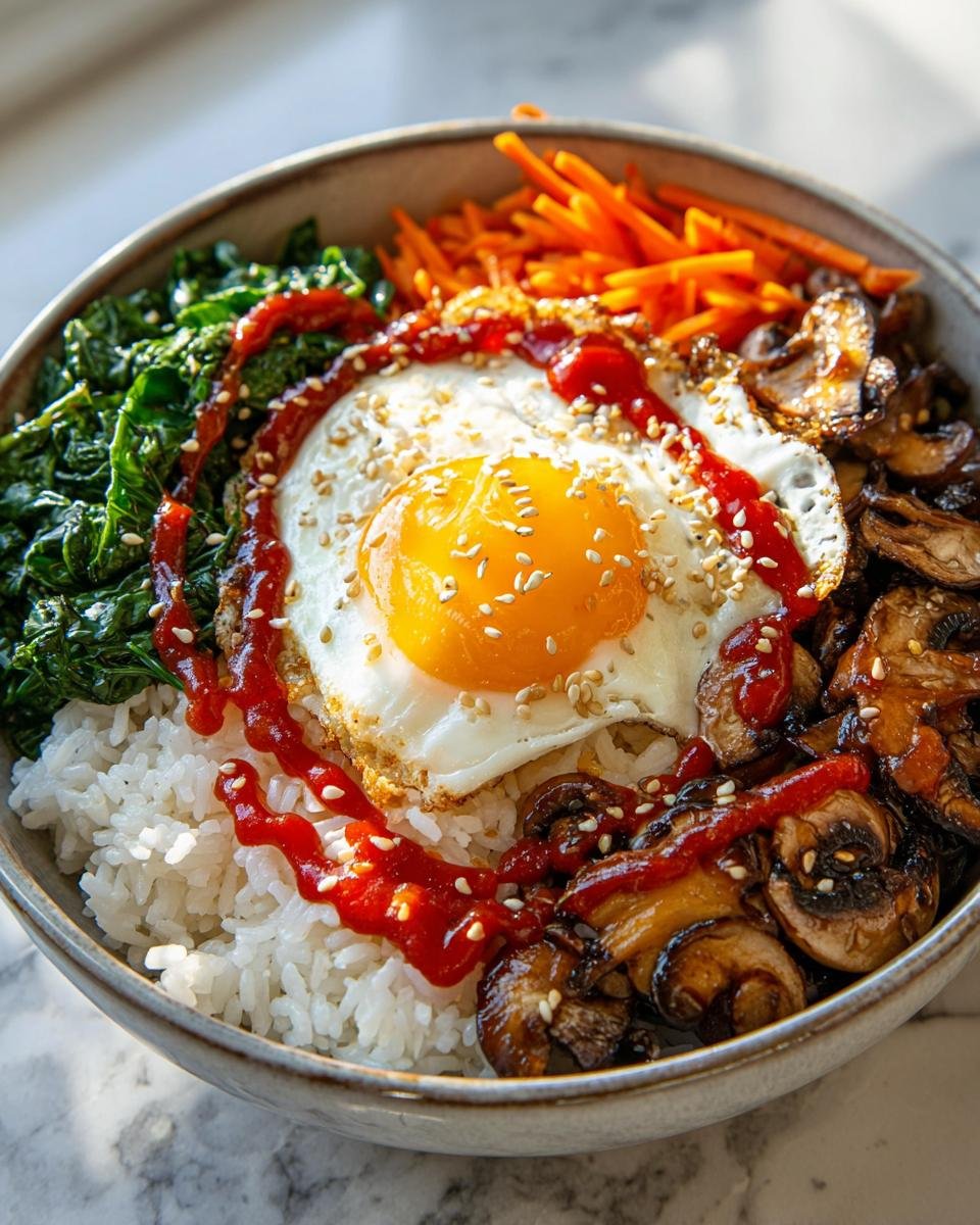 Koreanische Bibimbap-Bowl - detail 1