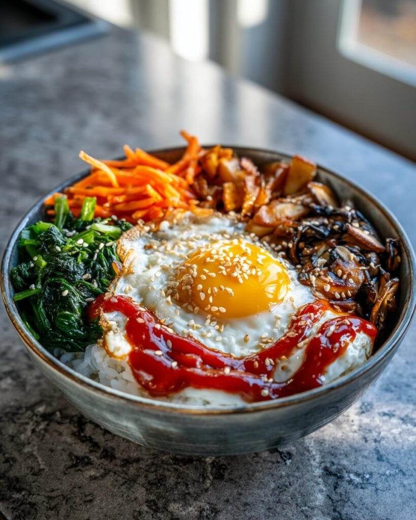 Koreanische Bibimbap-Bowl