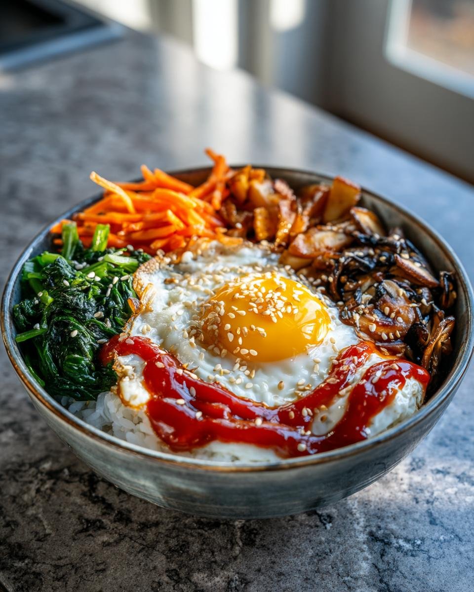 Koreanische Bibimbap-Bowl