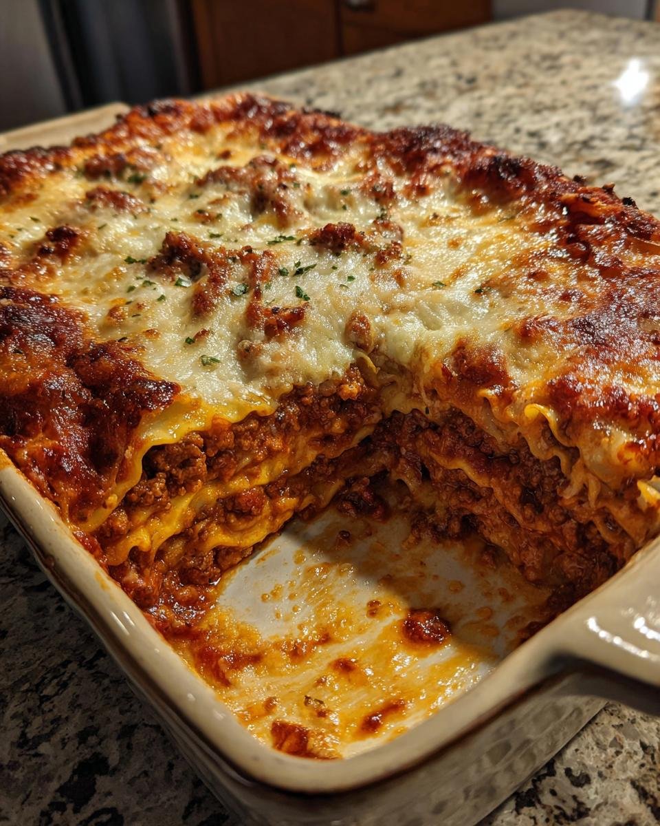 Lazy one-pot lasagna - detail 1