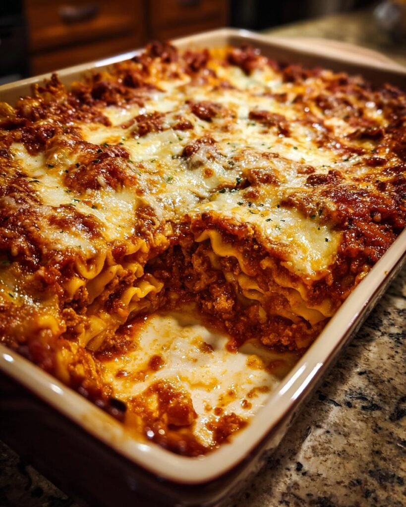 Lazy one-pot lasagna