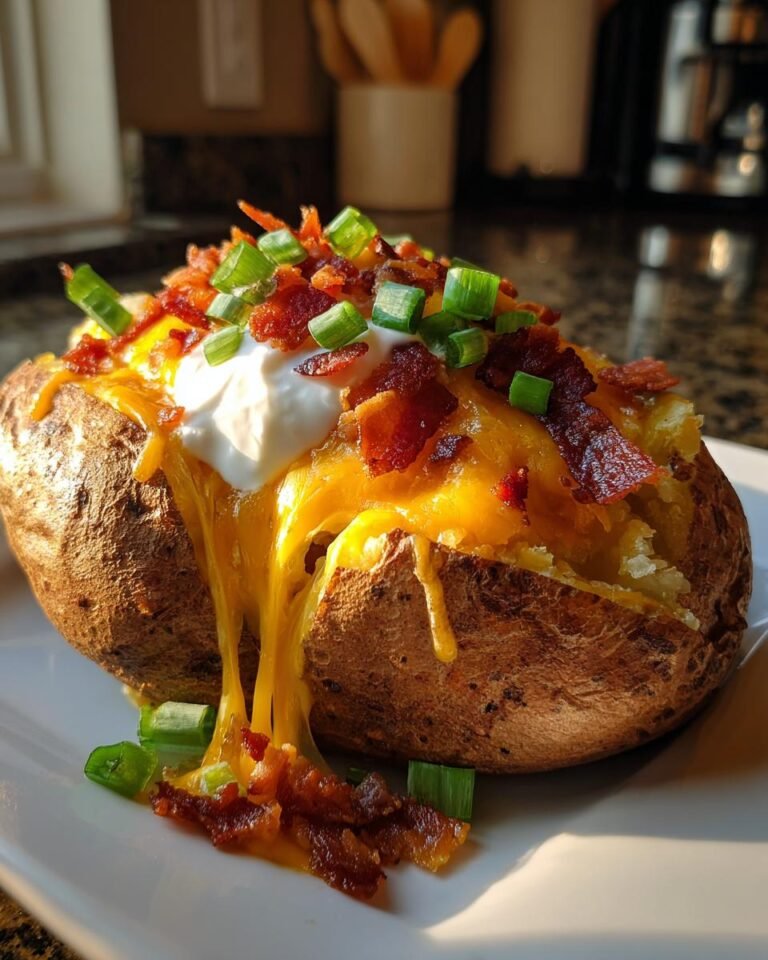 Loaded baked potatoes