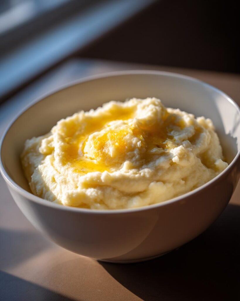 Mashed potatoes with butter