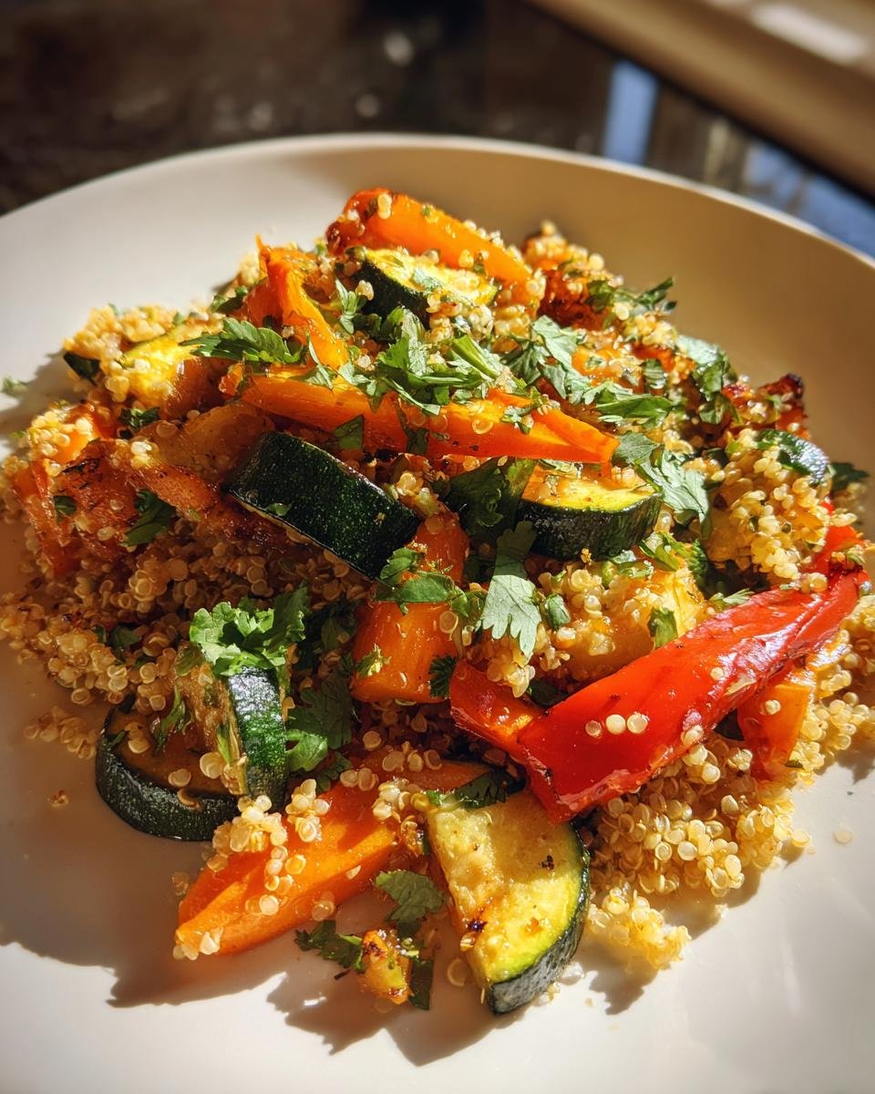 Quinoa-Salat mit geröstetem Gemüse - detail 1