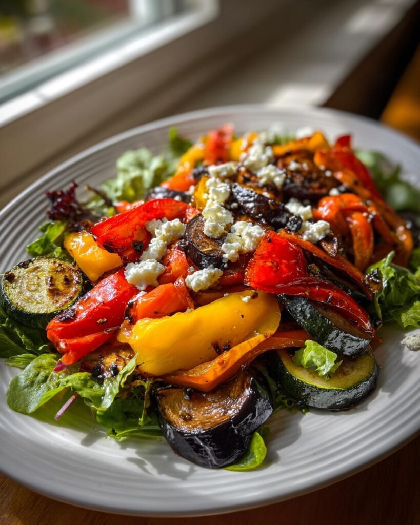 Roasted vegetable salads