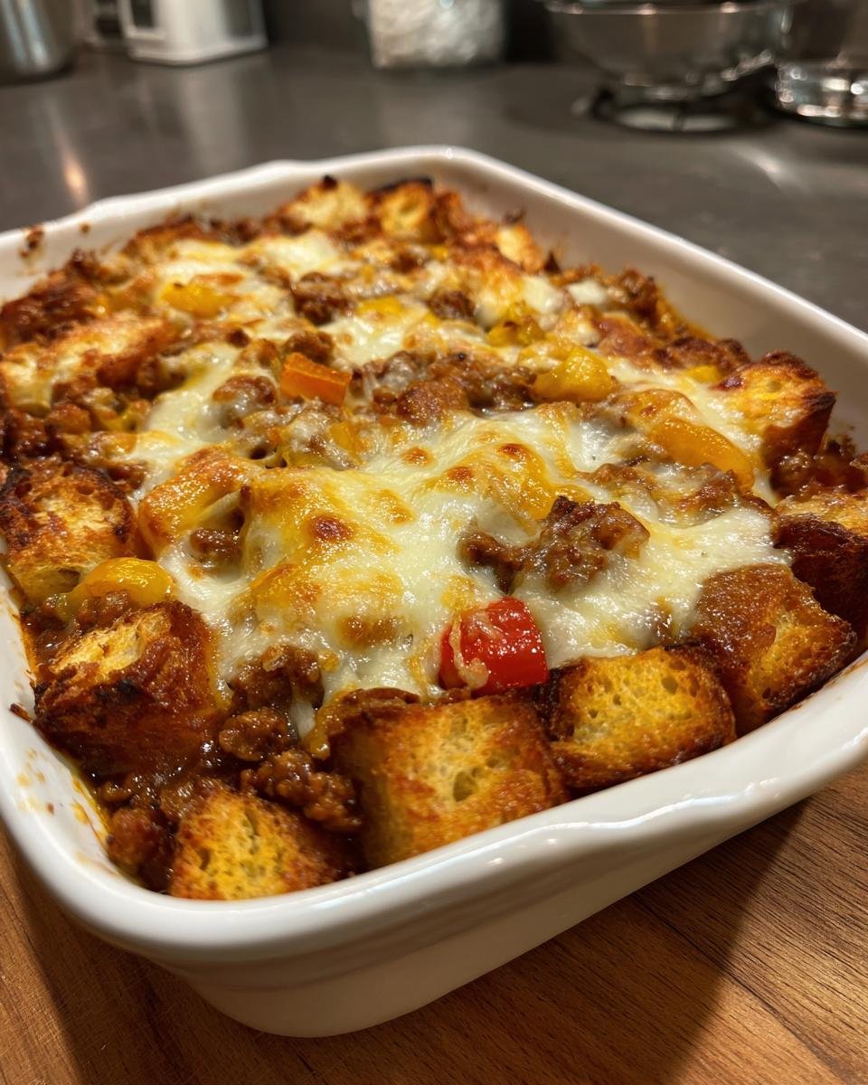 Sloppy joe casserole - detail 1