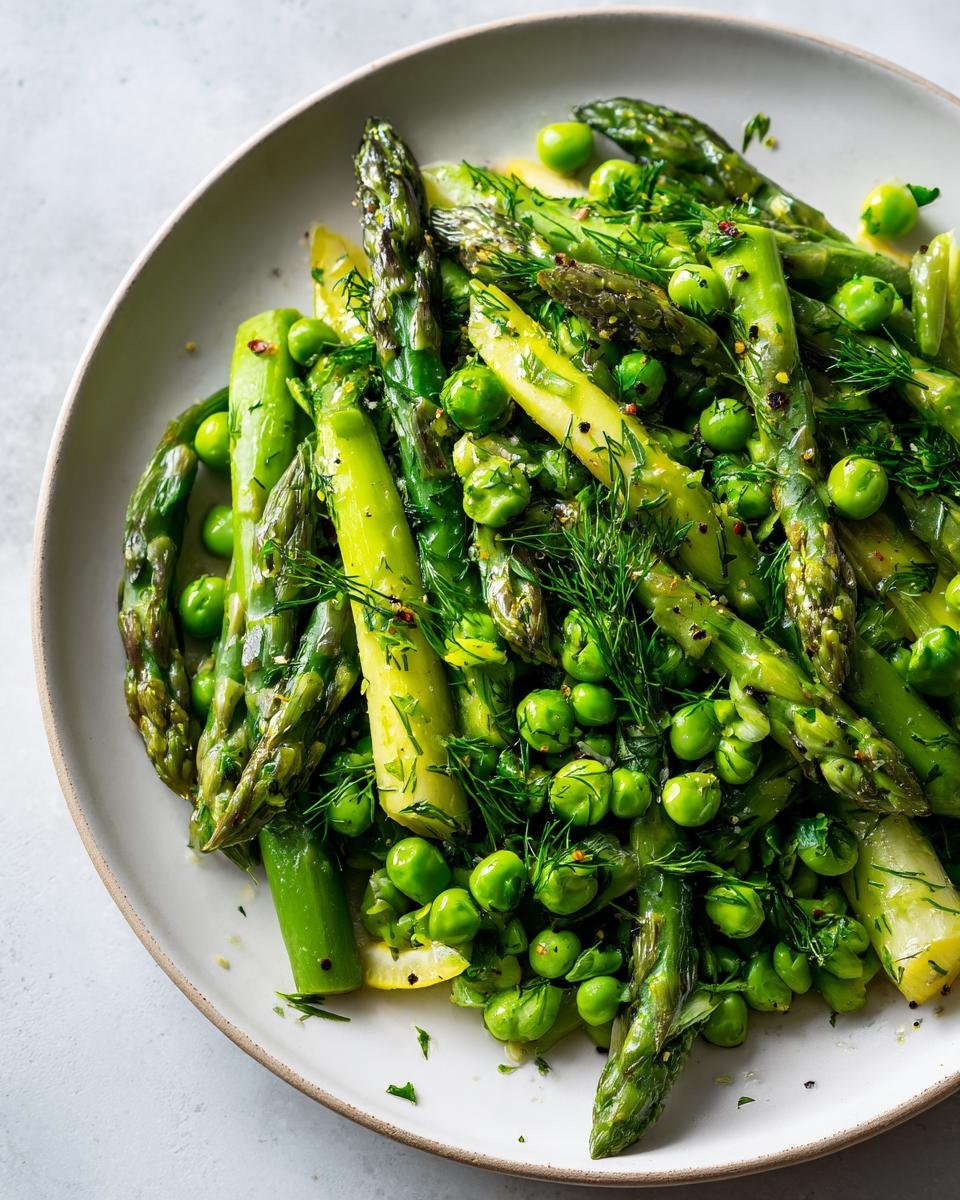 Spring recipes with asparagus, peas & herbs