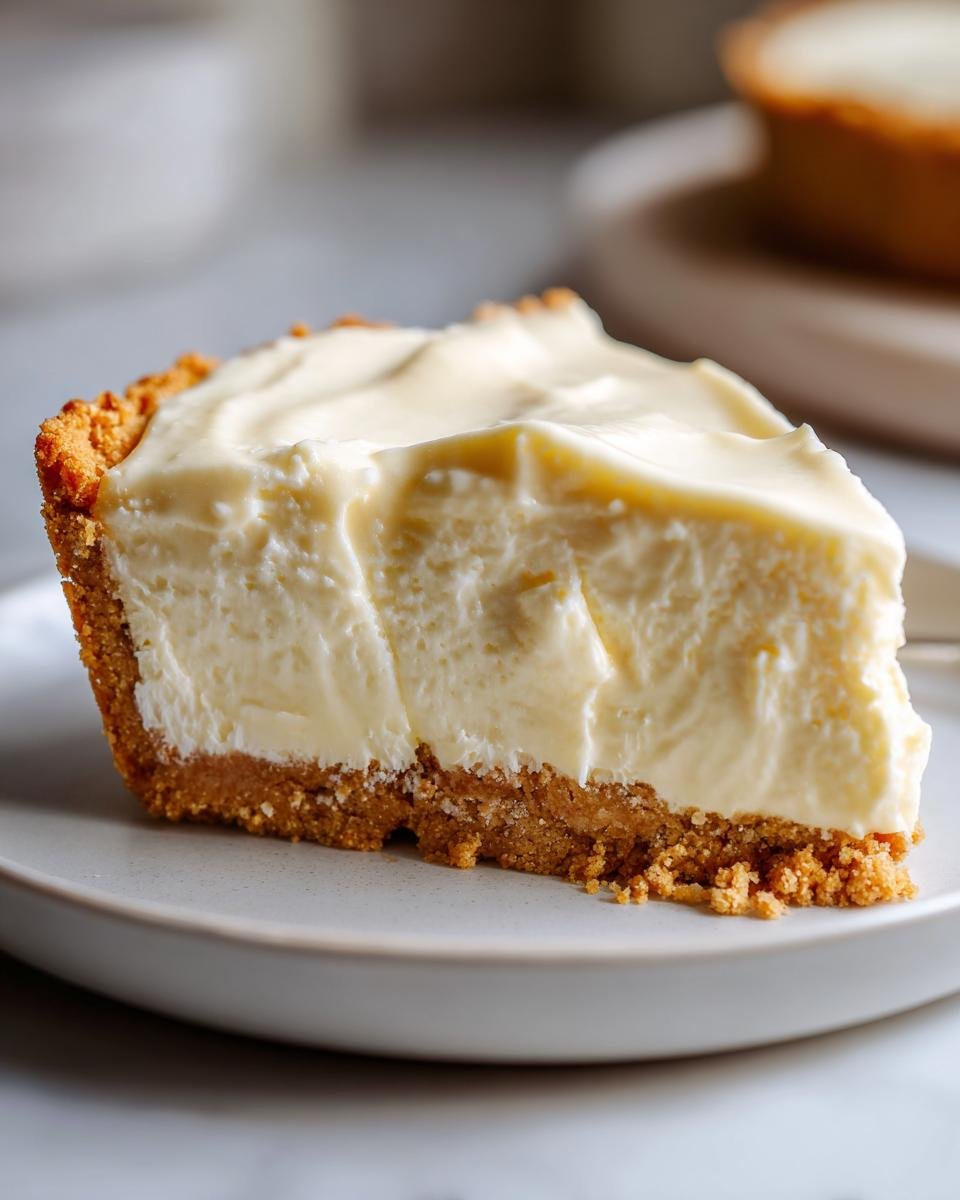 White chocolate cheesecake tart (no-bake trend)