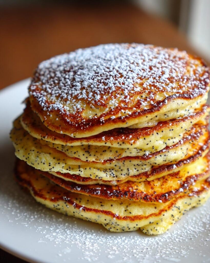 Zitronen-Mohn-Pfannkuchen