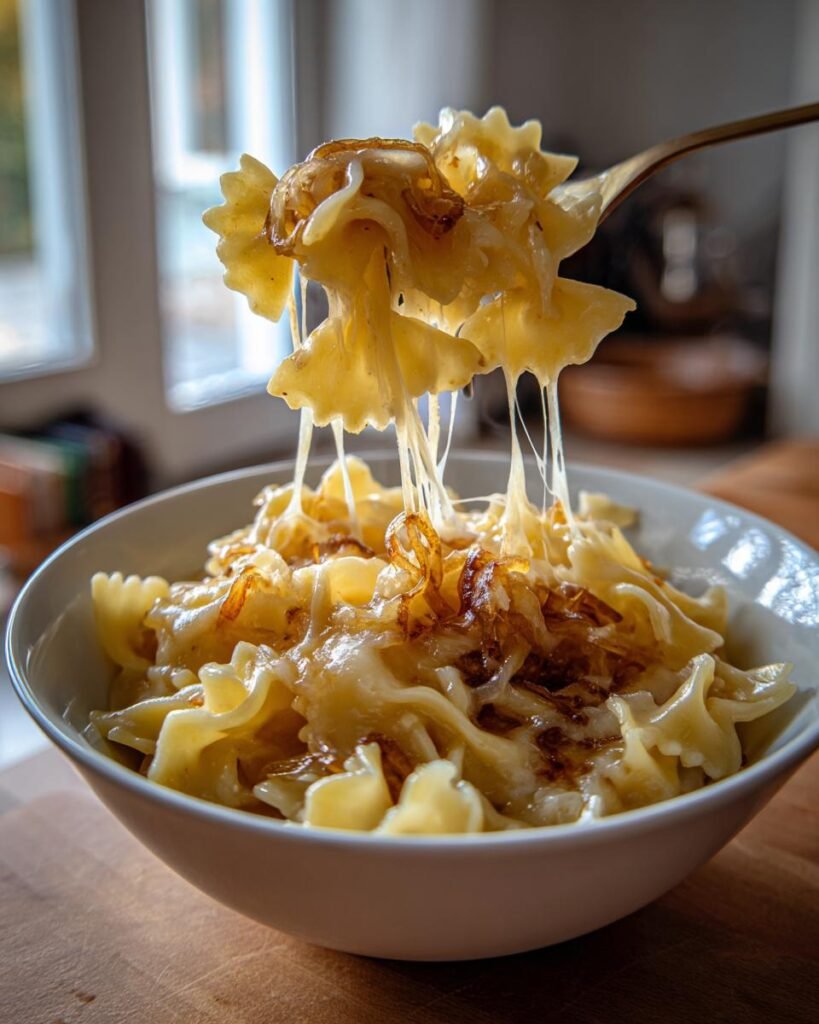 French onion pasta (viral comfort twist)