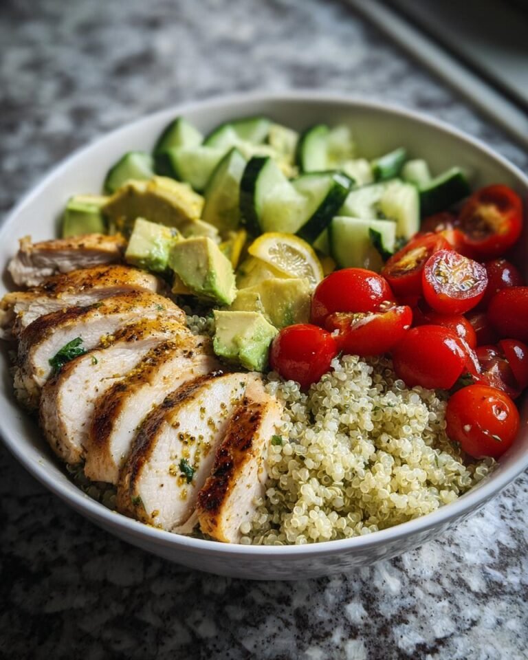 High-protein chicken bowls