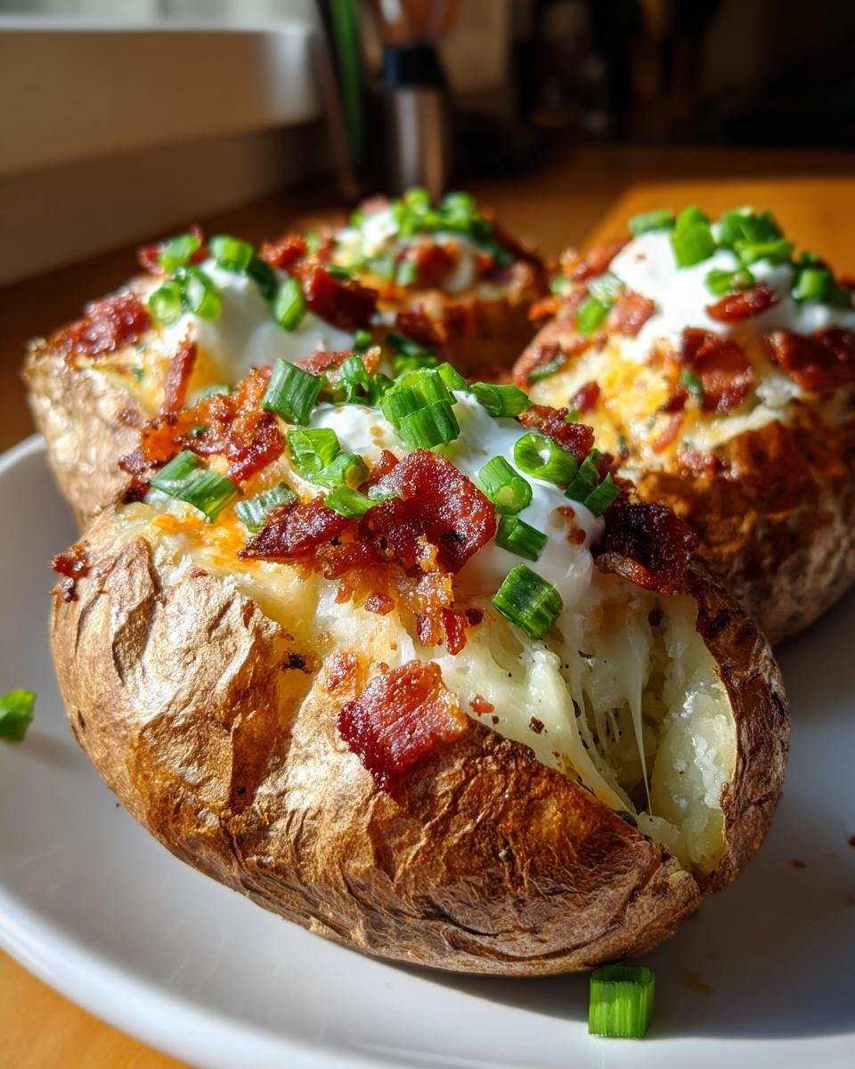 Loaded baked potatoes