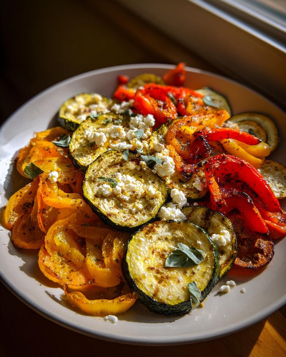 Roasted vegetable salads