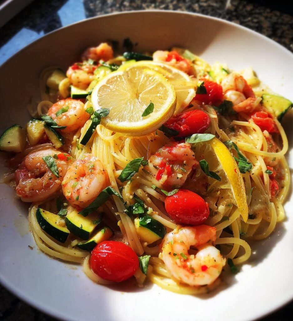 Garnelen Juli Pasta — Frisch