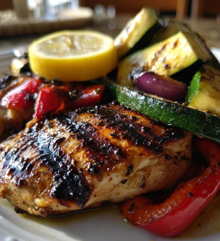 Hähnchen Hochsommer Grill — Einfach