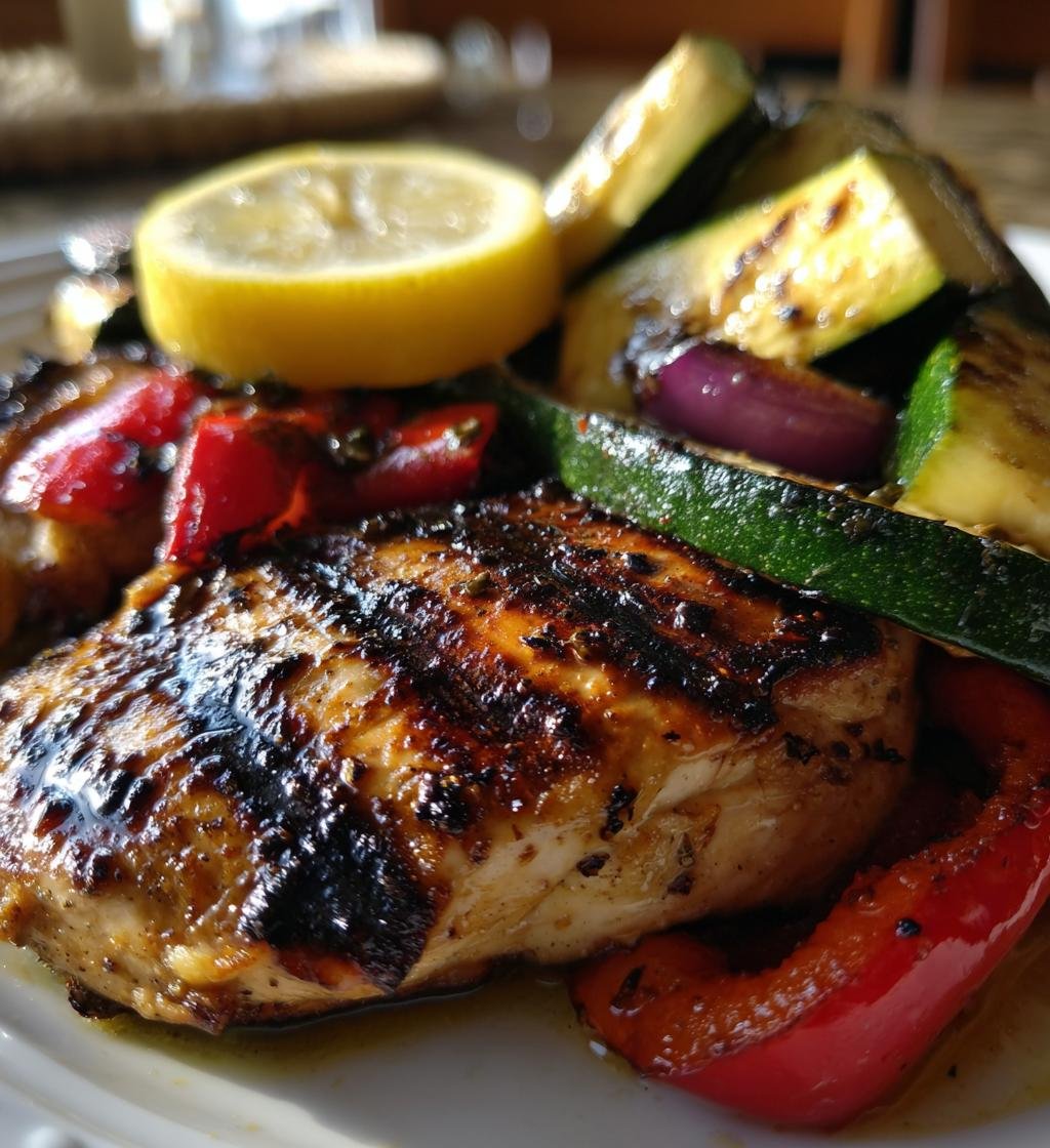 Hähnchen Hochsommer Grill — Einfach