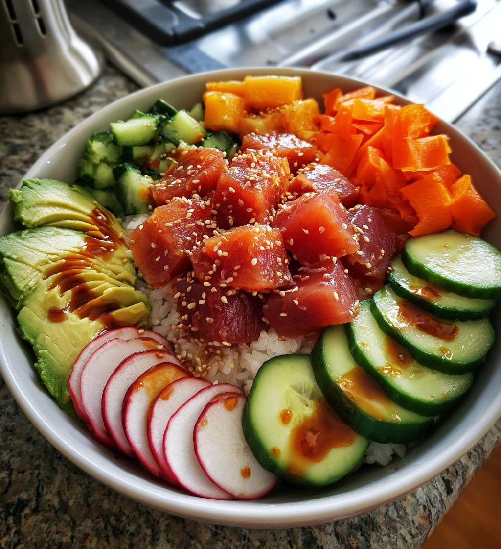 Poke Bowl Deutsch — Klassisch