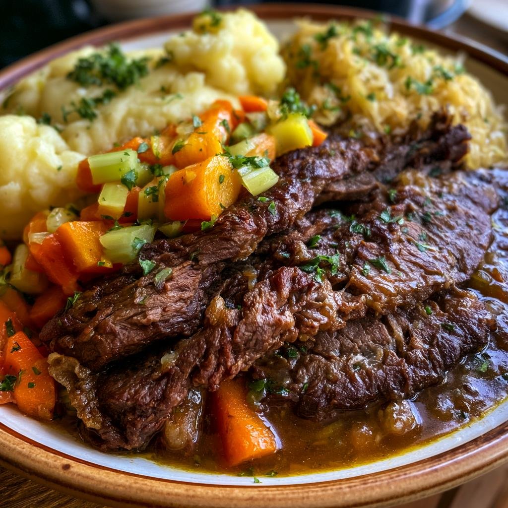 Tellerfleisch Biergarten — Traditionell