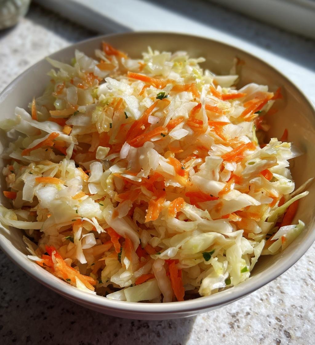 Weißkrautsalat — Würzig
