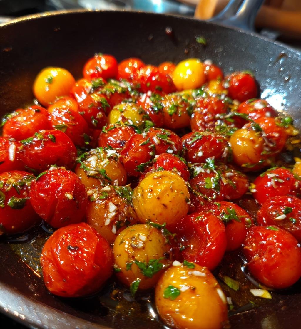 Cherrytomaten Gebraten