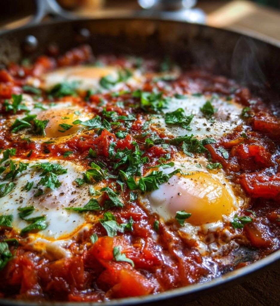 Eggs In Tomaten — Schnell