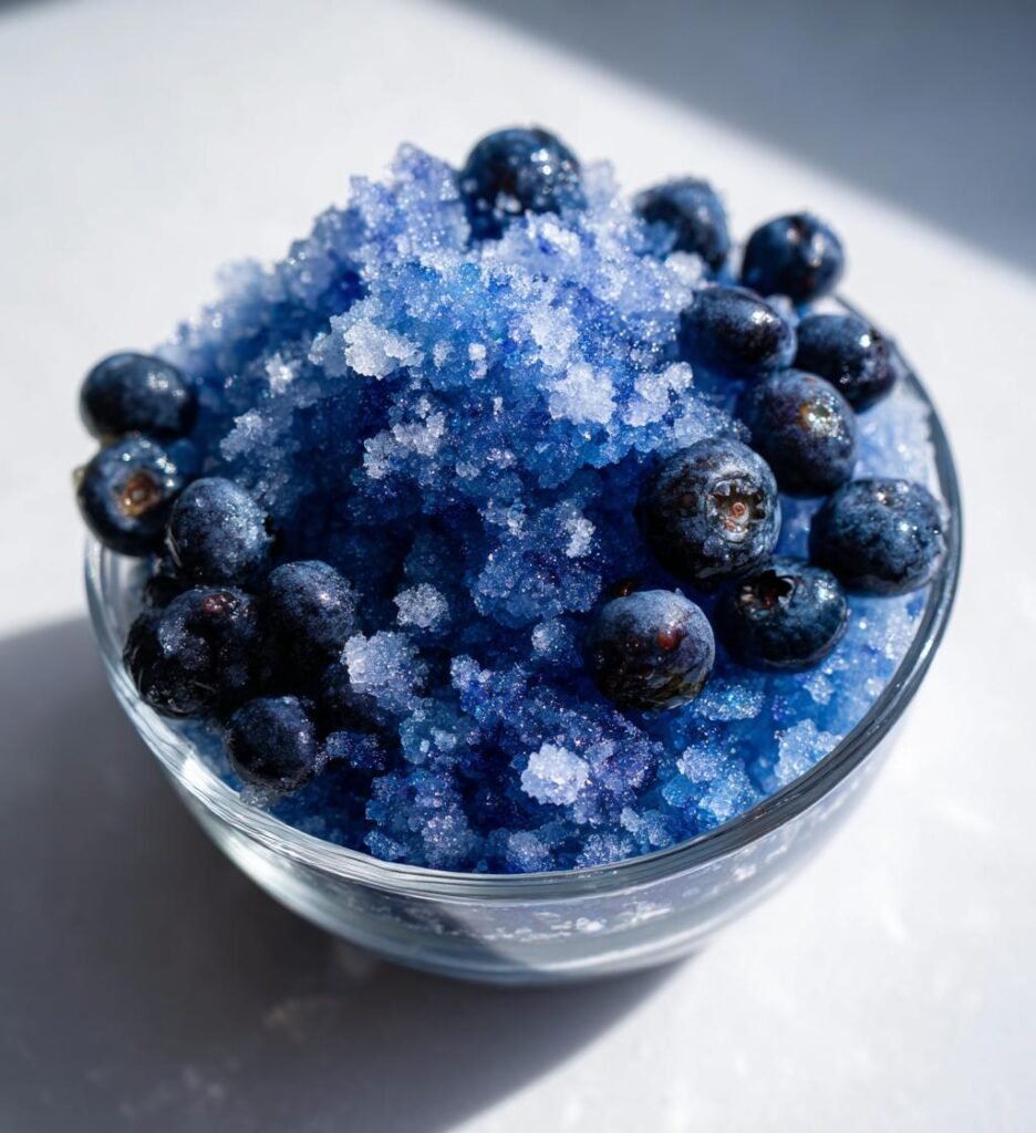 Heidelbeer Granita