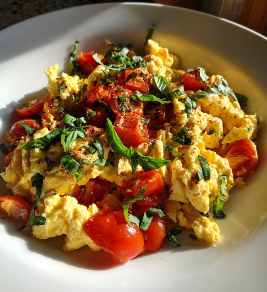 Rührei Mit Tomaten Juli