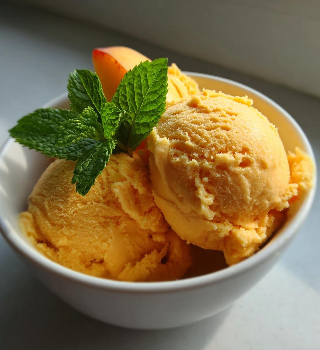 Sorbet Pfirsich