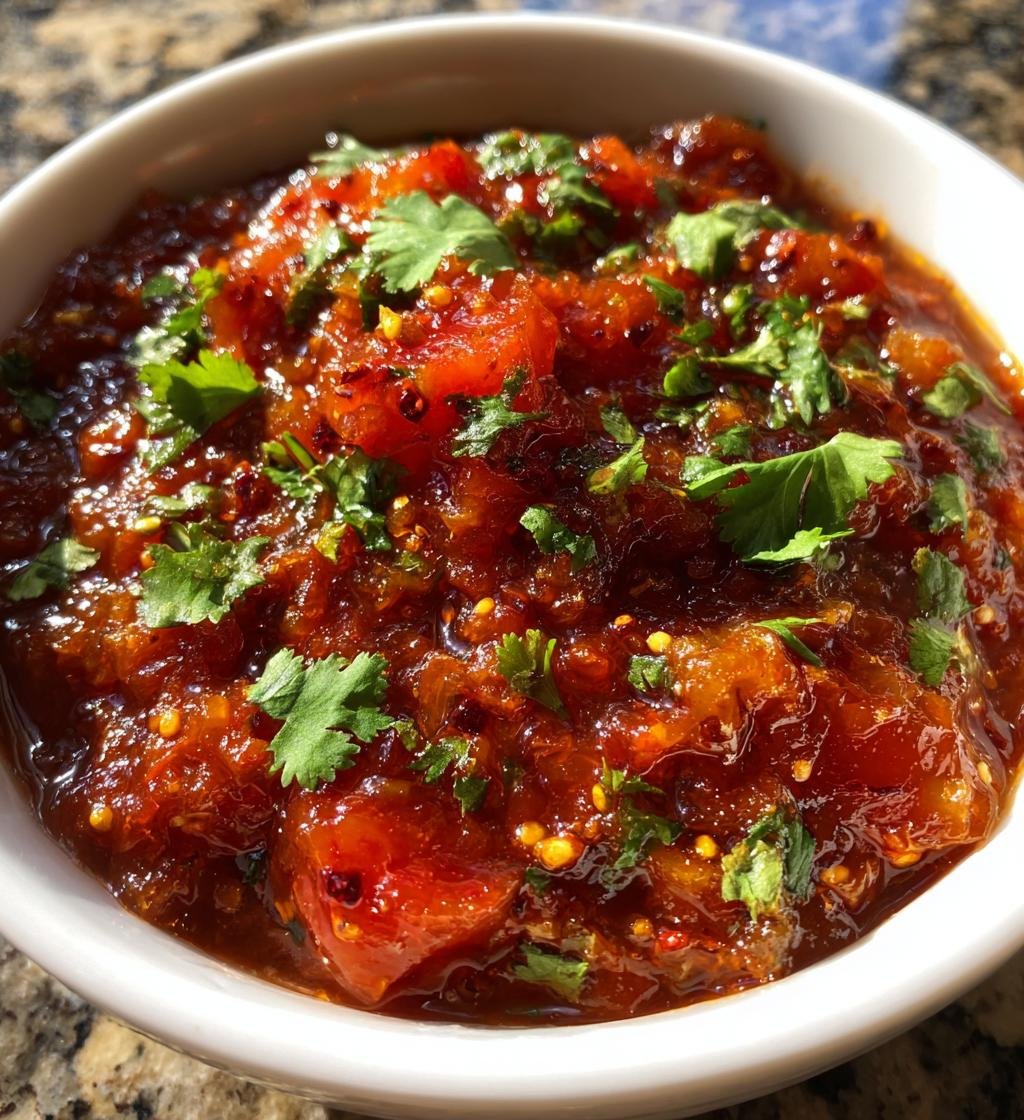 Tomaten Chutney Selbst