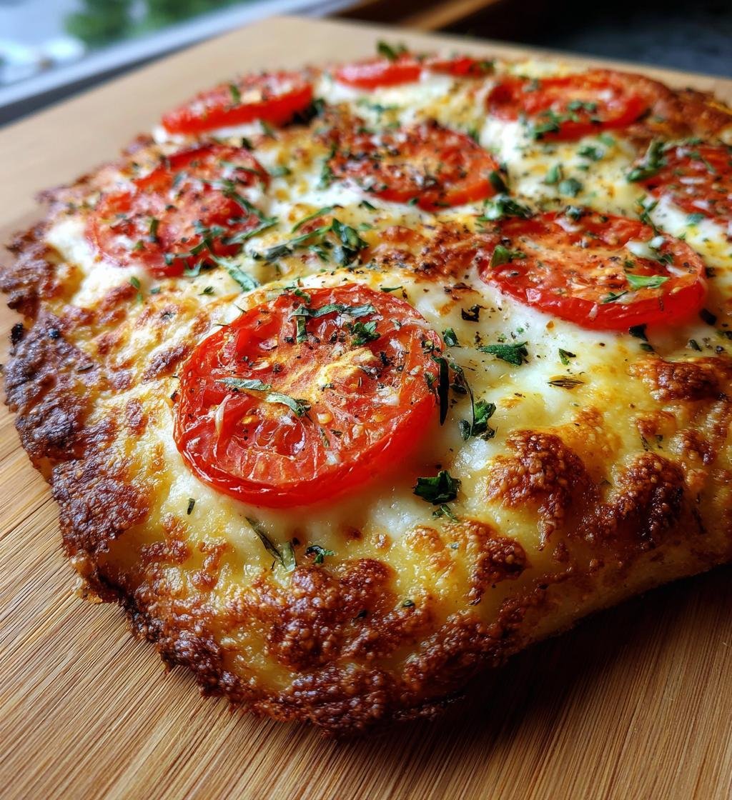 Tomaten Flatbread — Knusprig