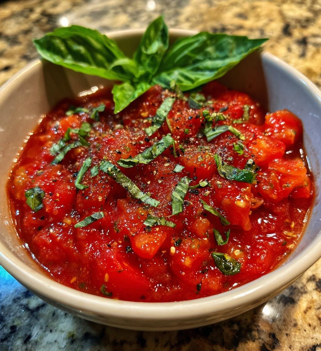 Tomaten Soße Frisch — Klassisch