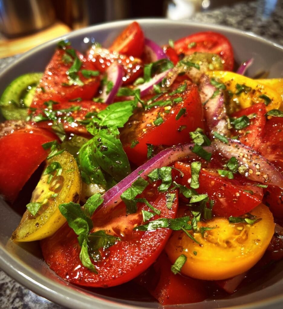 Tomatensalat Juli Heirloom